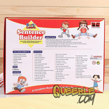 Queeble | Sentence Builder Game – 90 Educational Flash Cards | Learn Grammar & Build Sentences | Age 4+