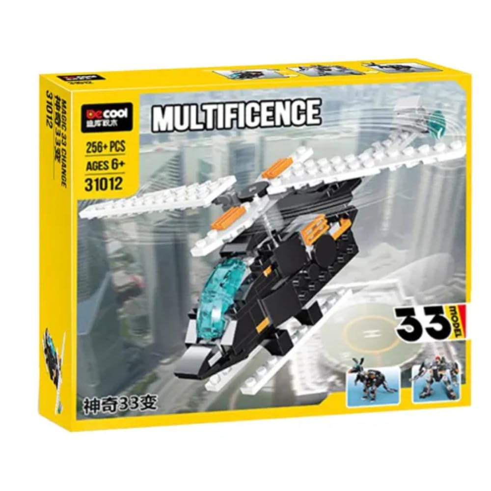 Queeble | Magic 33 Change Building Block Set (256+ Pcs)