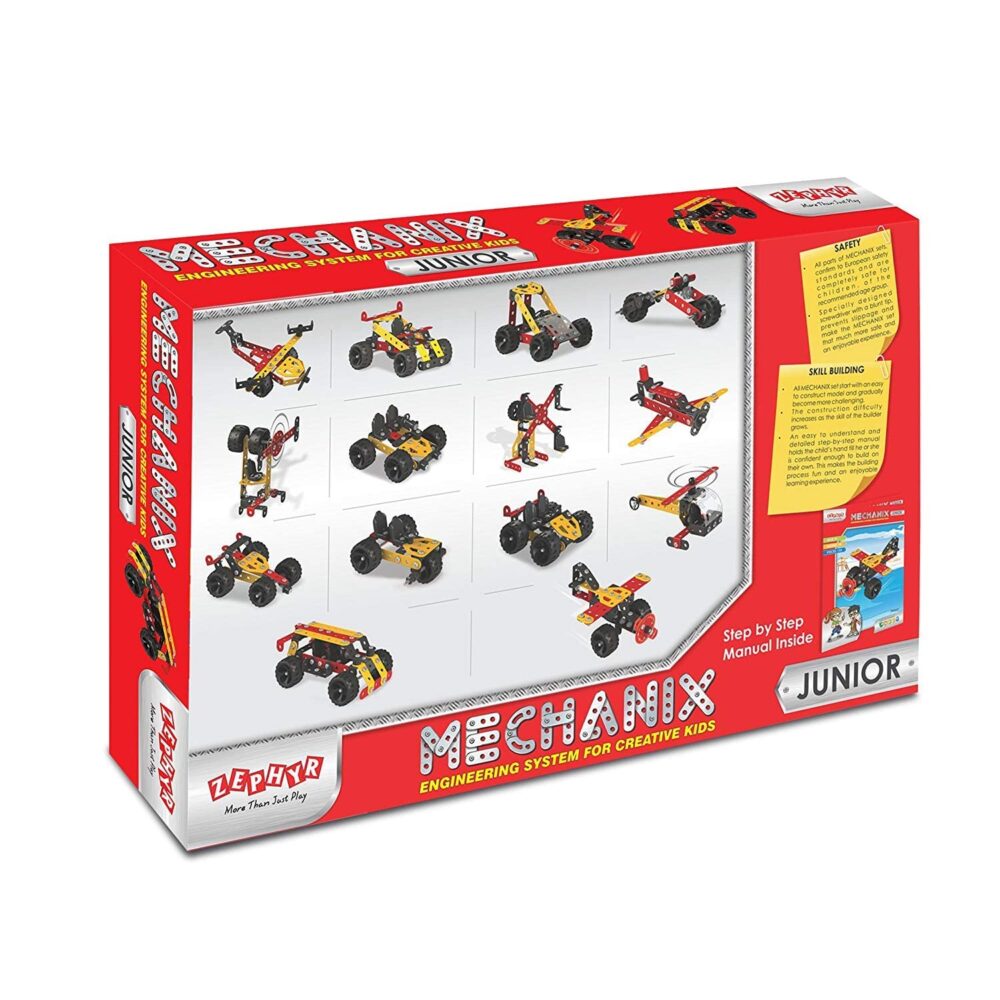 Queeble | Mechanix Junior Construction Set (155 Pcs) - Image 3