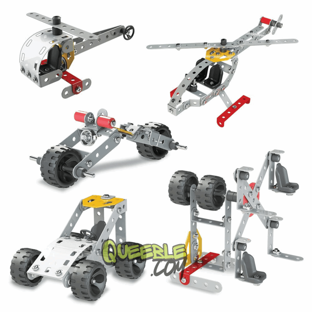 Queeble | Mechanix Set 3 Construction Kit (202 Pcs) - Image 4